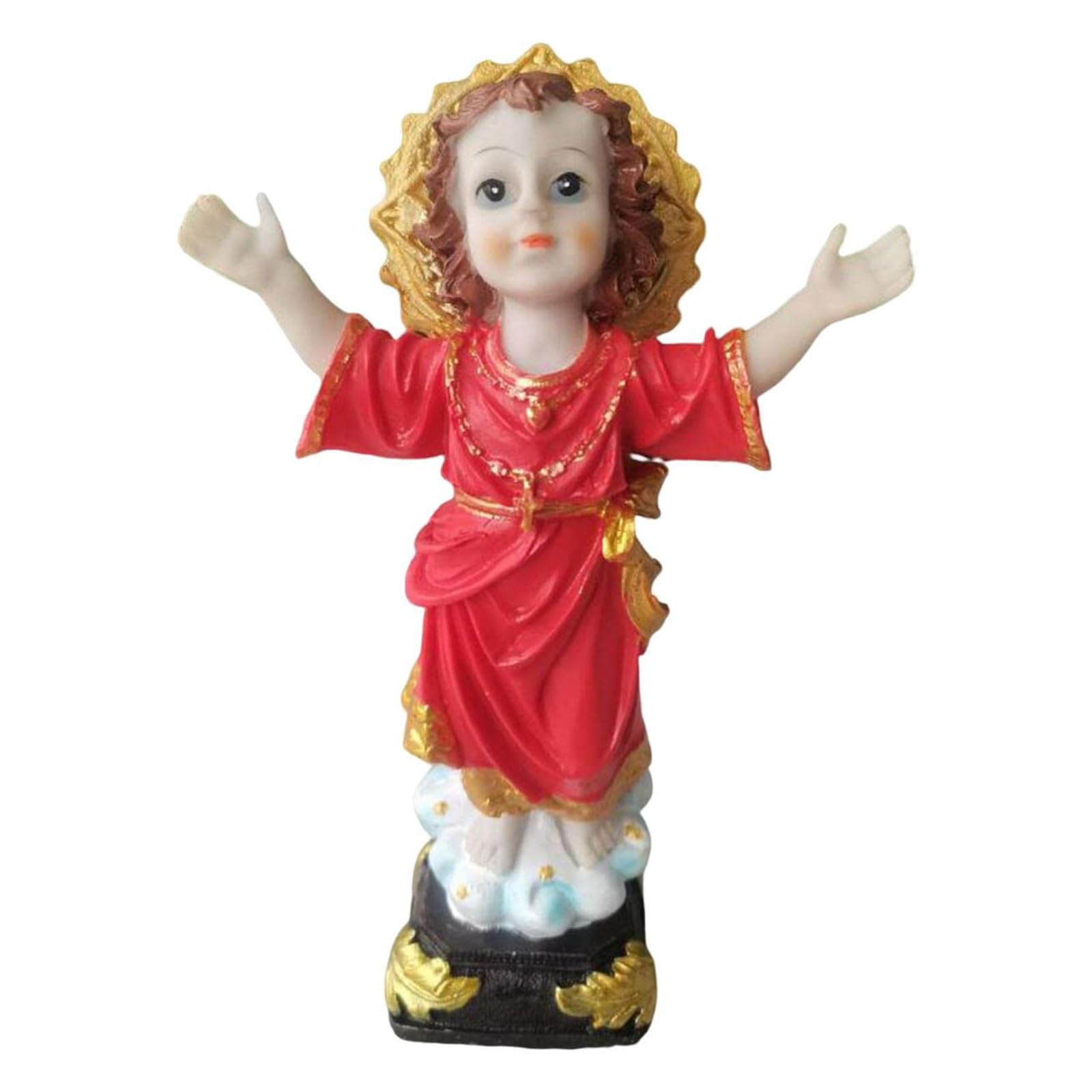 Hsioluted Religious Statue Figure Catholic Sculpture Resin Figurines Religion Home and Weddings Decoration Decoration