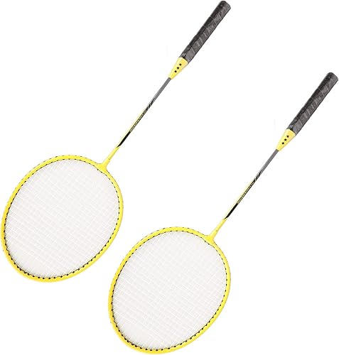 Miniatura 6 de Badminton Racket Set of 2 Professional Iron Alloy Ultra Light Badminton Racket with 3 Balls and Racket Bag for Beginners Sports Training,766