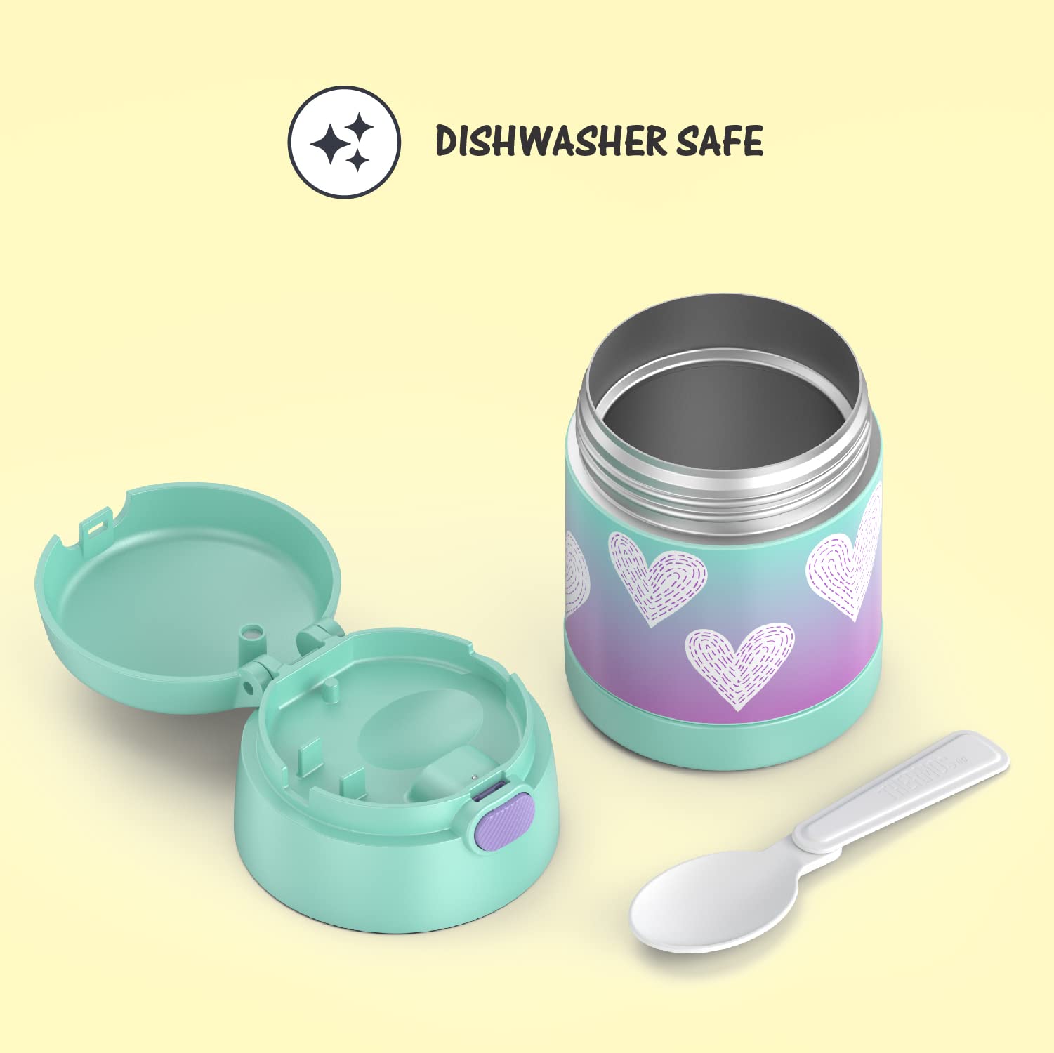 security Thermos Mermaid 10oz FUNtainer Food Jar with Spoon SCUFFS