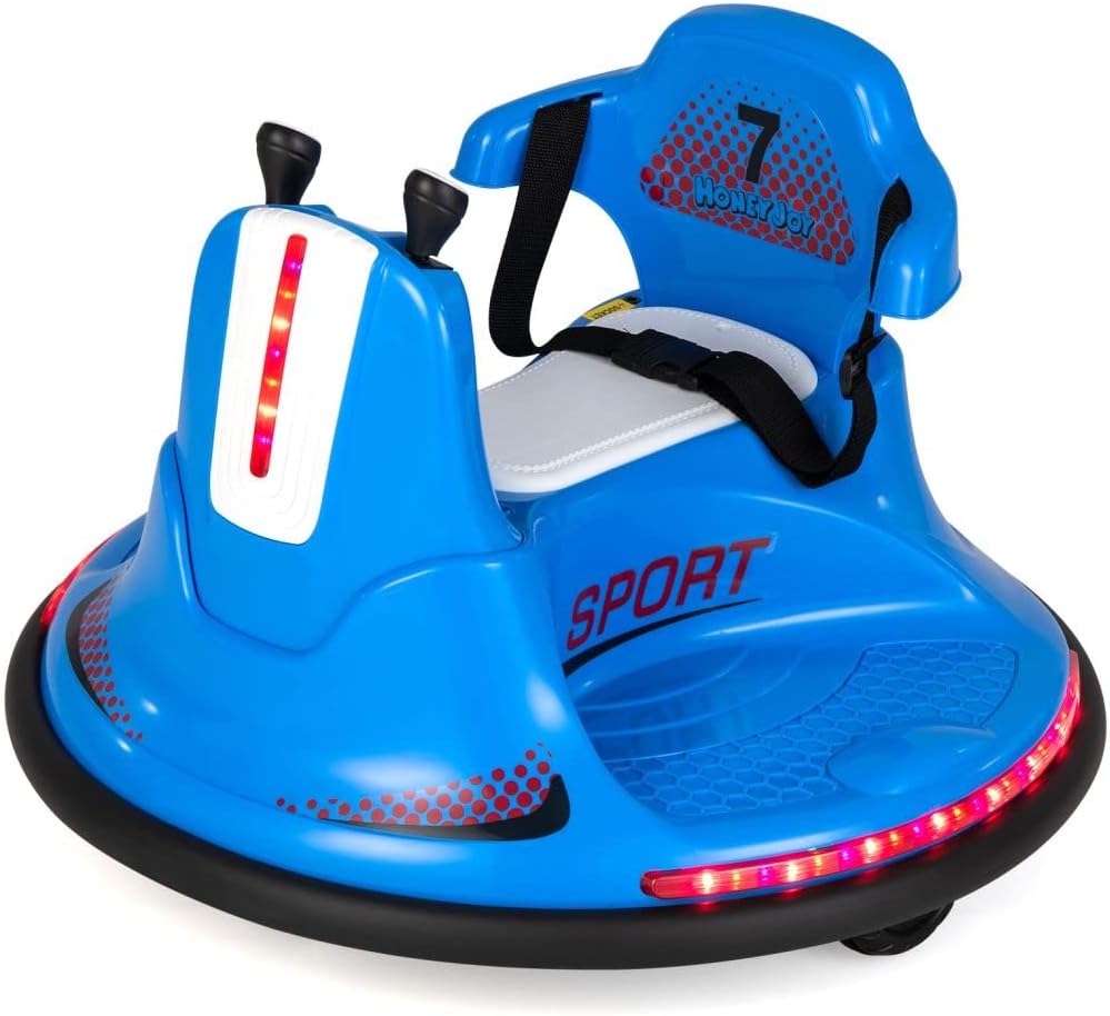 COSTWAY Kids Bumper Car, 360Degree Rotation Spin Children's Waltzer