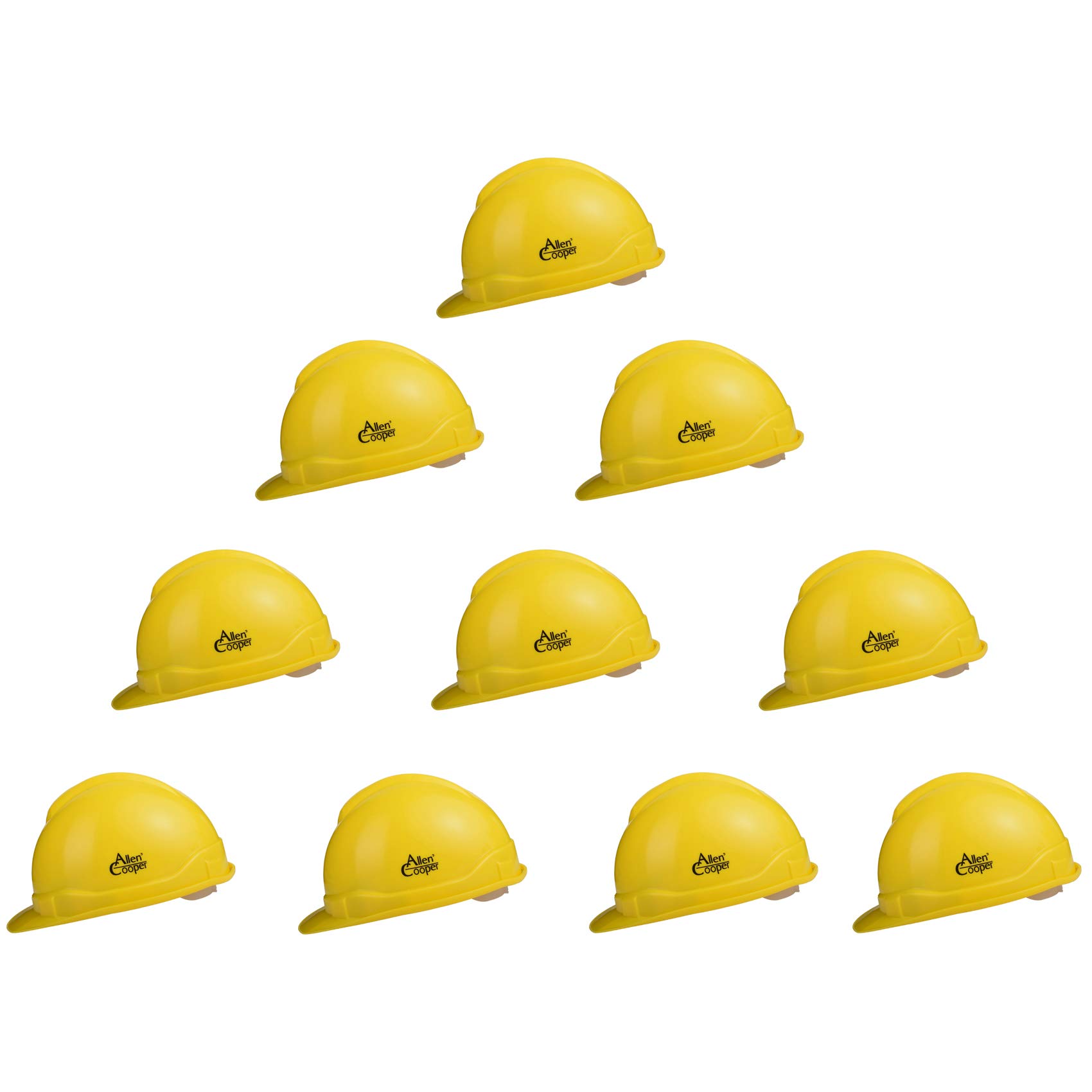 Allen Cooper Industrial Safety Helmet SH-701, Plastic Cradle with Manually adjustable Headband - YELLOW (Pack Of 10) (B07XY28D1S) Amazon Price History, Amazon Price Tracker