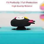 Cute Thumb Grip Caps for Nintendo Switch/Lite/OLED, Kawaii Magic Moon Joy-Stick Button Stick Cover 3D Analog Ergonomic Cap for NS Controller Joy-Cons (Moon)