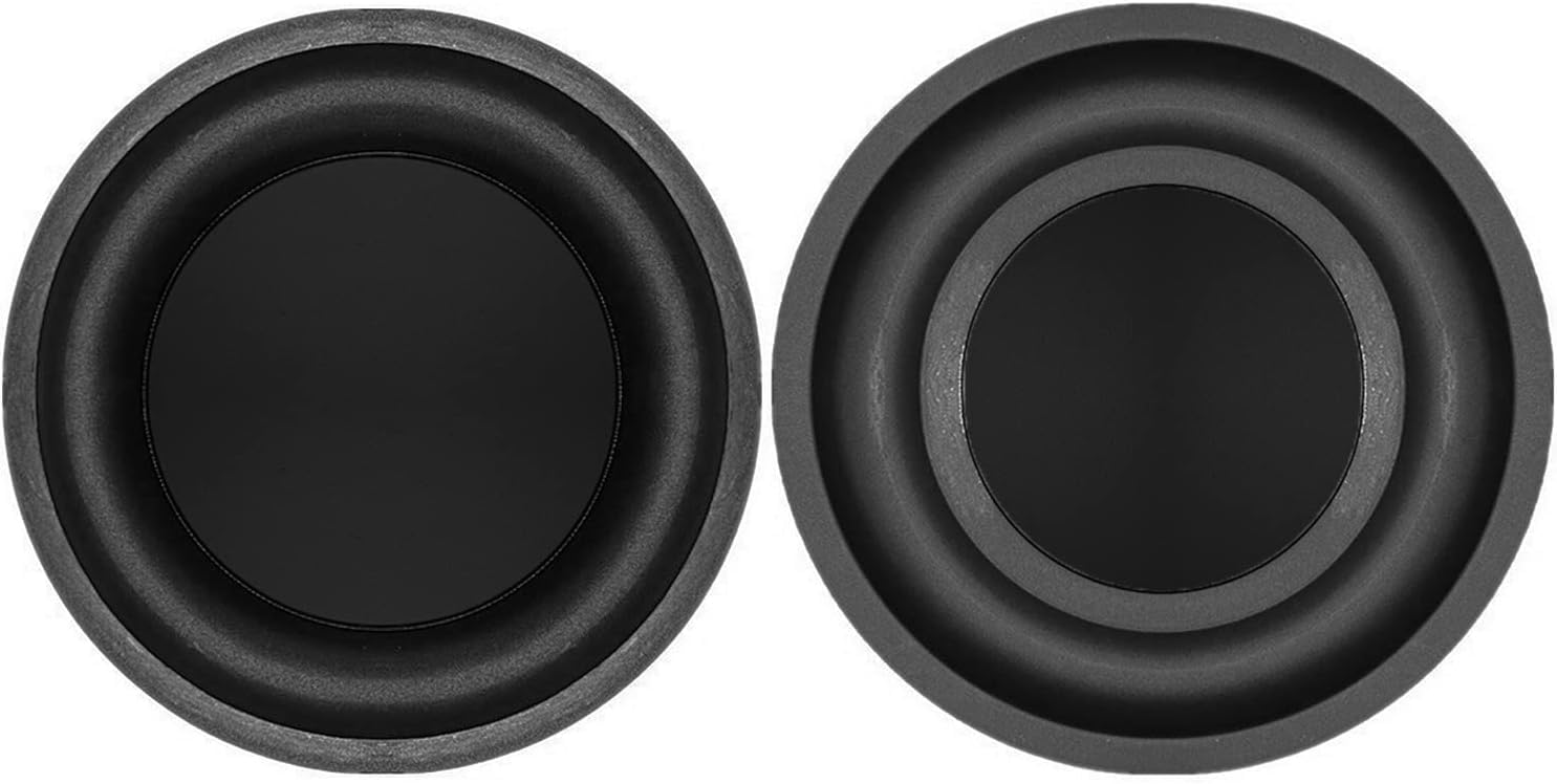 2 Pieces 6.5-inch 160mm Bass Speaker Vibration Membrane Loudspeaker Vibrating Plate, Passive Bass Woofer Diaphragm, Black-image-22