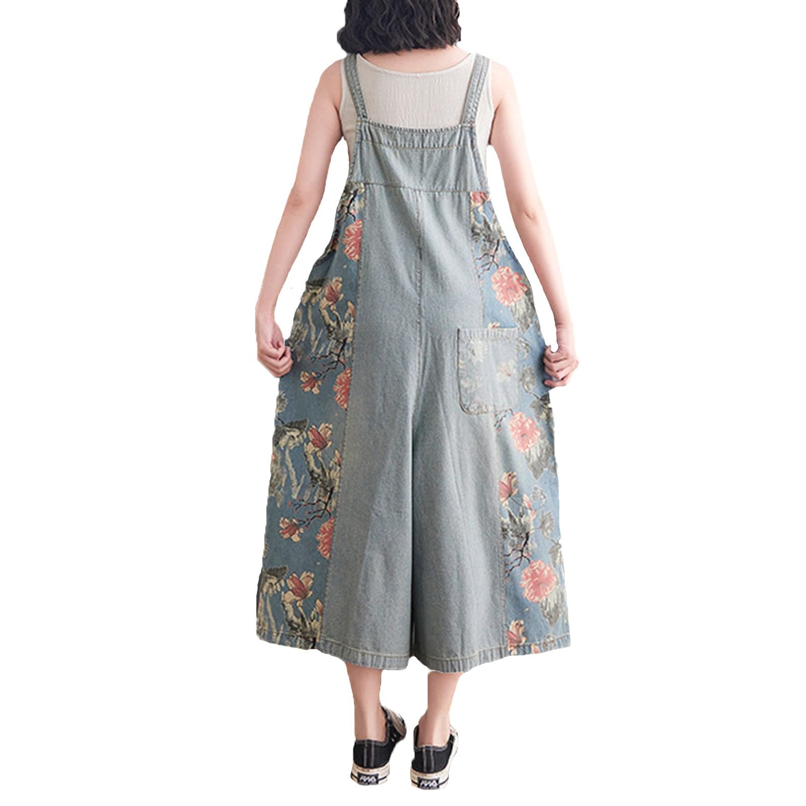 Peto Mujer Vaquero Overol Deportivo Mono Fiesta Elegante para Tezano Largos Macacao Trabajo Ancho Formal Baggy Anchos Hippie