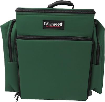 Lakewood Fishing Green Magnum Top Shelf Tackle Box with 4 Tray Holds Plano Boxes