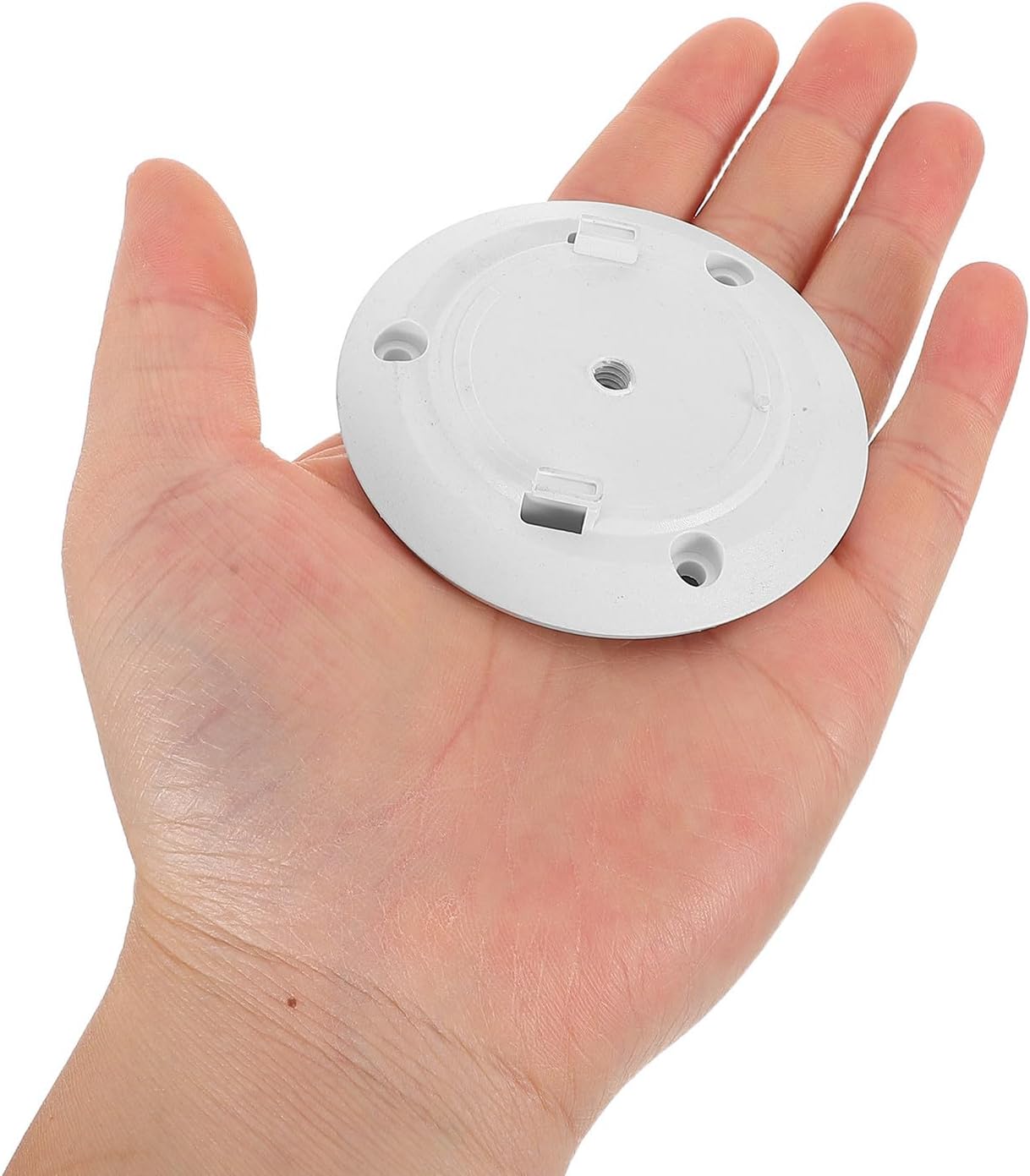 Camera Wall Mounting Base Round White 20pcs Plastic image 4