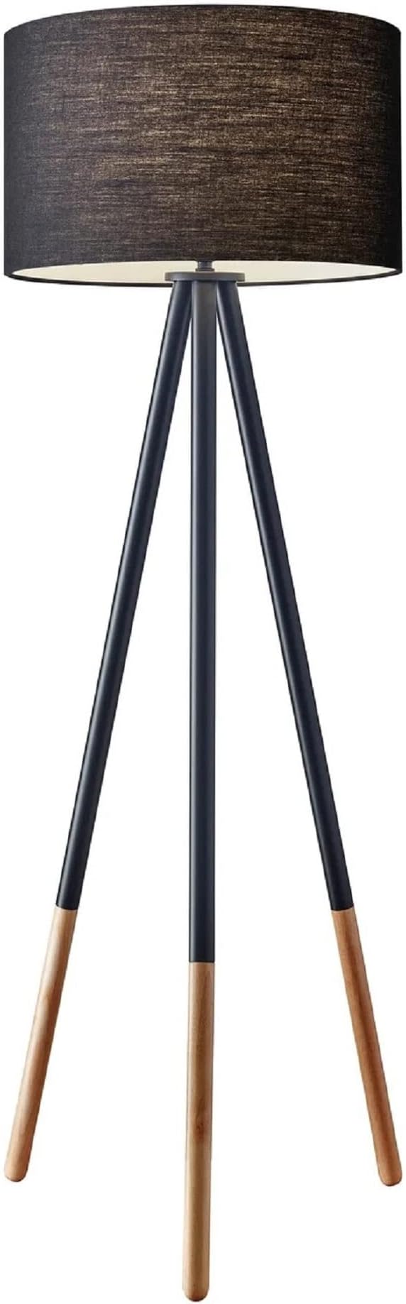 Adesso Adesso 6285-01 Louise Floor Lamp, Zwart, Smart Outlet Compatibel, 60.25"