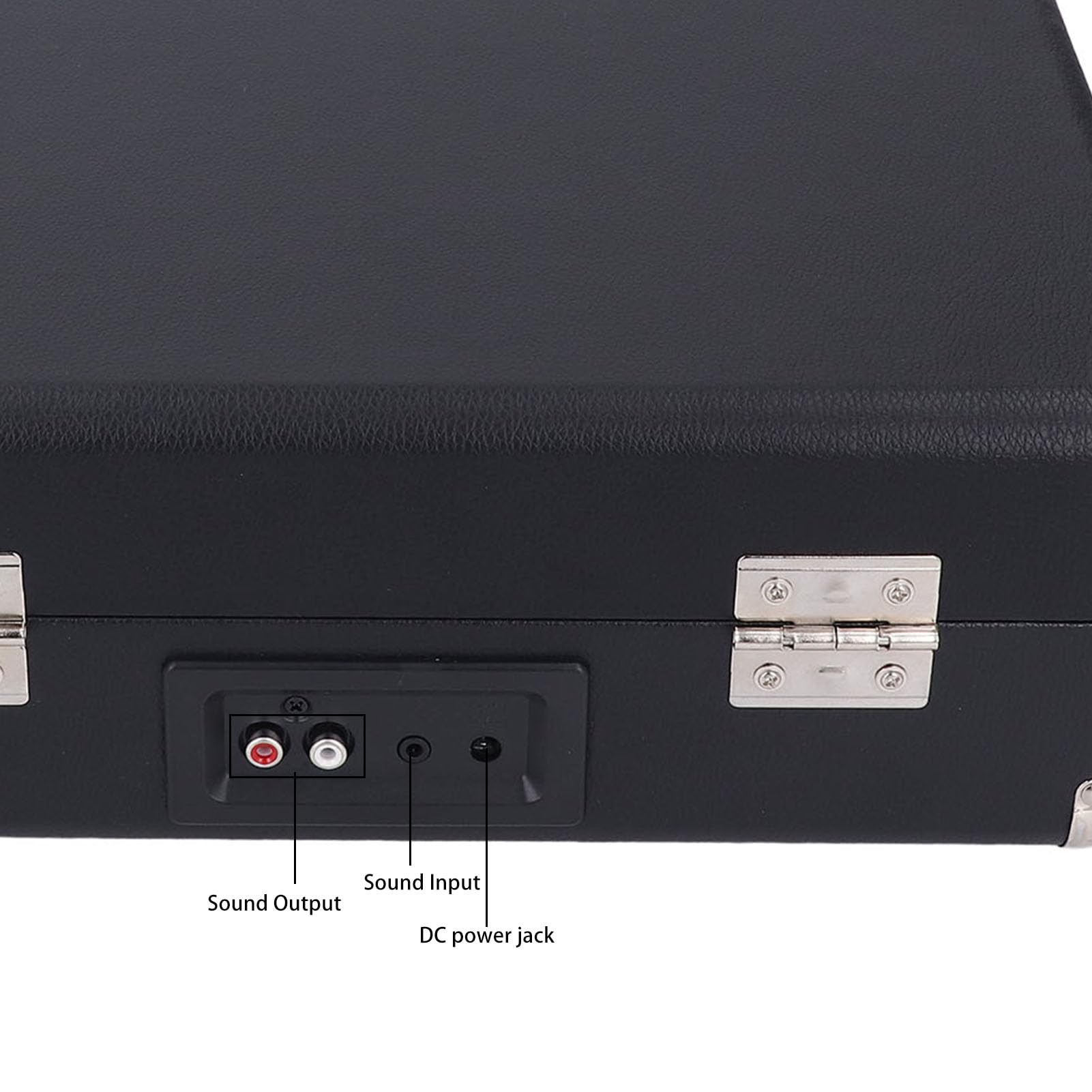 Tourne-Disque Vintage, Valise Bluetooth 5.0 à 3 Vitesses, Tourne-Disque Portable avec Prise Casque AUX, écran D'affichage LED, pour Débutants et Amateurs de Vintage