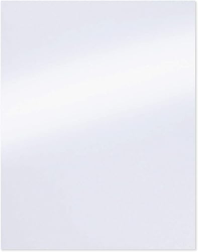 Miniatura 7 de Papel blanco brillante – Paquete de 100 papel metálico, 120 GSM, suministros de manualidades, boletos, invitación, papelería, uso de álbumes de