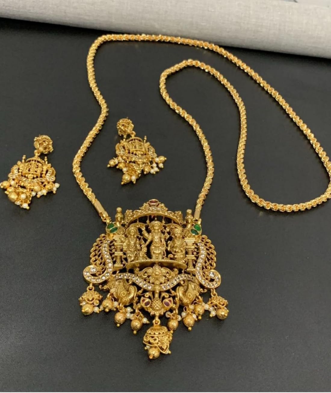 Alloy Gold-plated Gold Jewellery Set (Pack of 1)-image-45