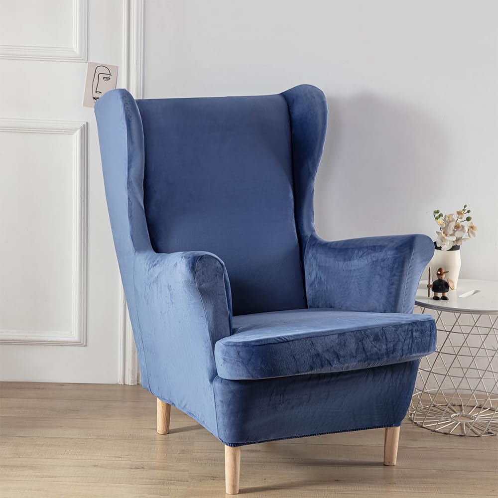 Copripoltrona Elasticizzato Highdi - 1 Posto, Stile Chesterfield, Bianco E Nero - Foto 11