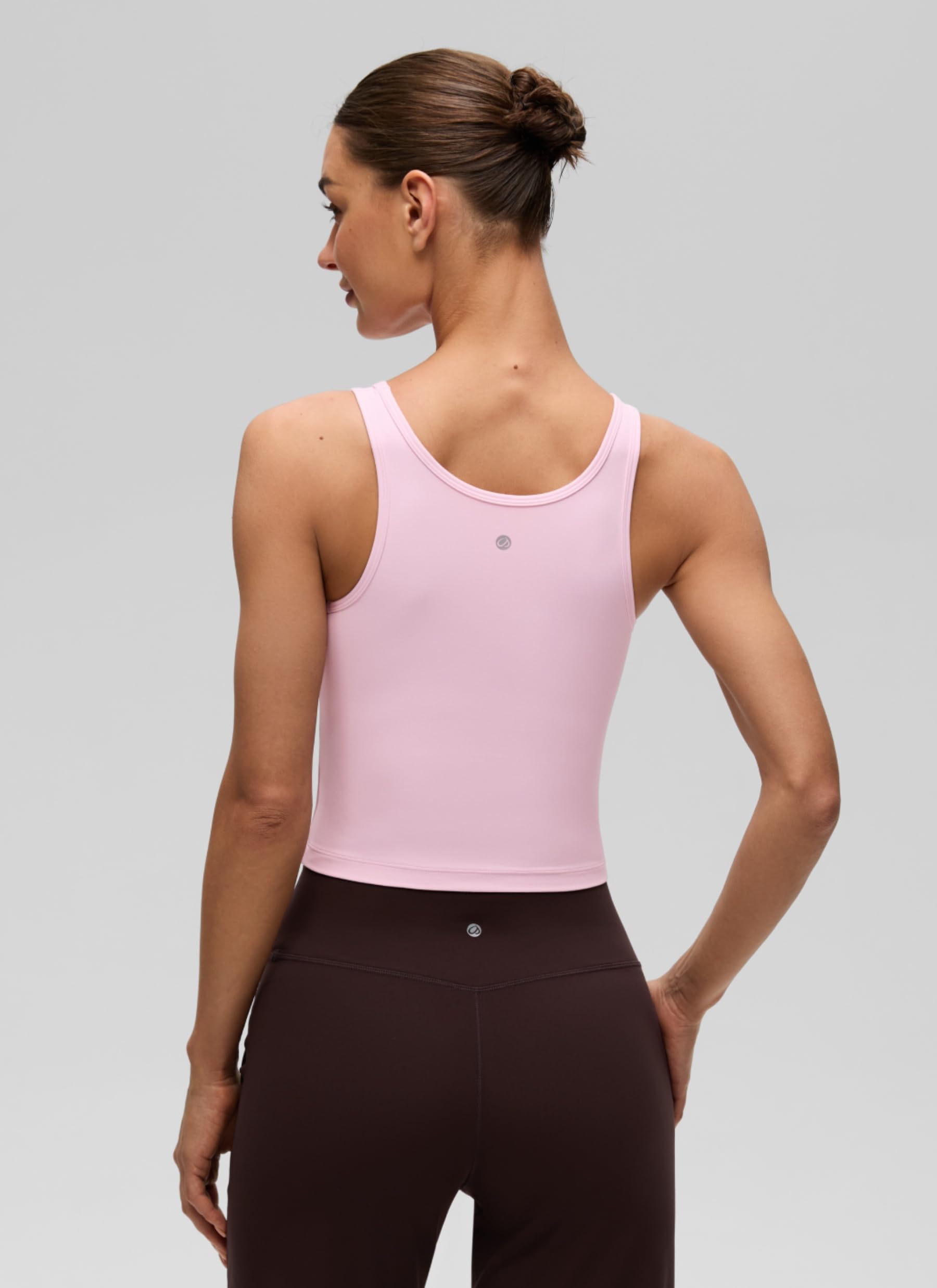 CRZ YOGA Butterluxe Mujer Doble Forro Camisetas Sin Mangas Espalda Cruzada Ejercicio Corto Chaleco