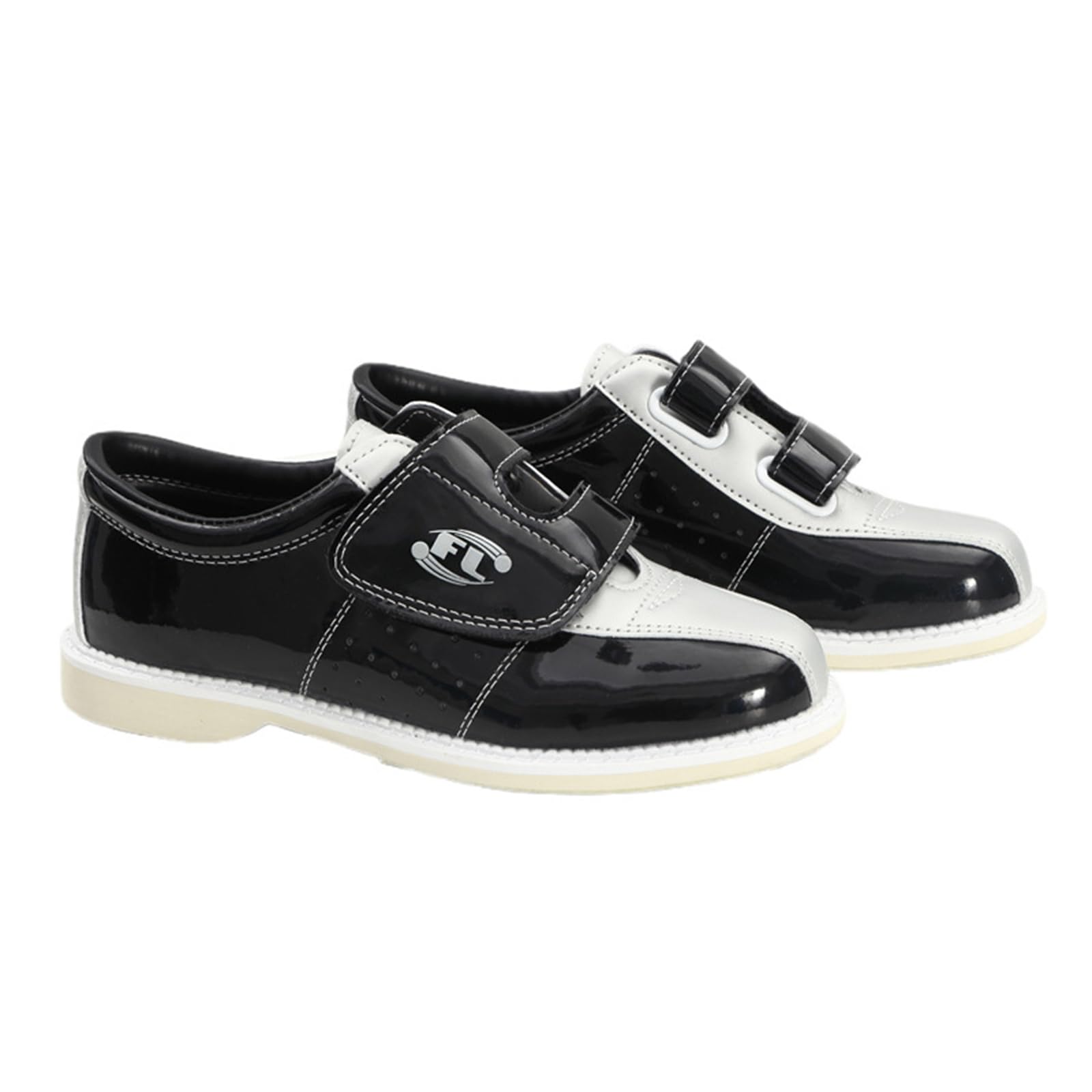 JiuQing Bowlingschuhe Für Herren Damen Slip-On-Walking-Schuhe Für Den Innenbereich Wildleder-Gleitsohle Für Bowling-Training Für Anfänger