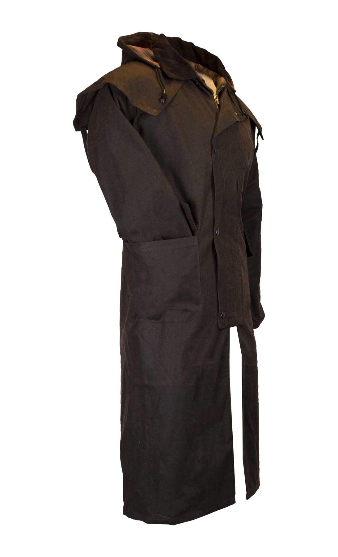 Walker & Hawkes - Unisex Reitmantel mit Kapuze - gewachst