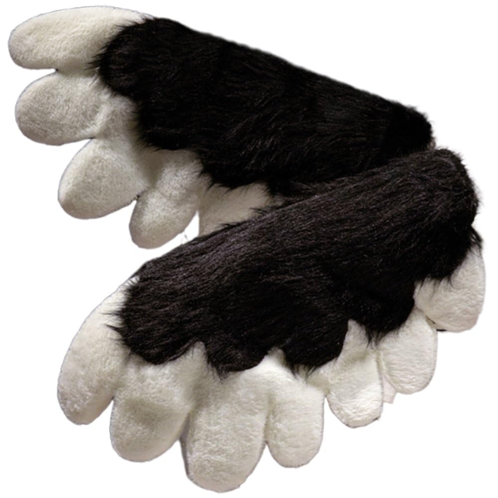 Disfraz de Anime de Gato con guantes de garra y botas de peluche para cosplay