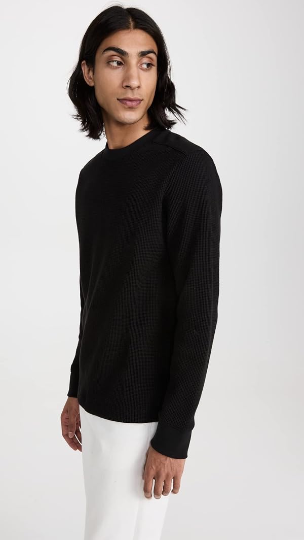Theory Men's Mattis Crew Ot.Studio Tee, Black, L by Theory - Image 4