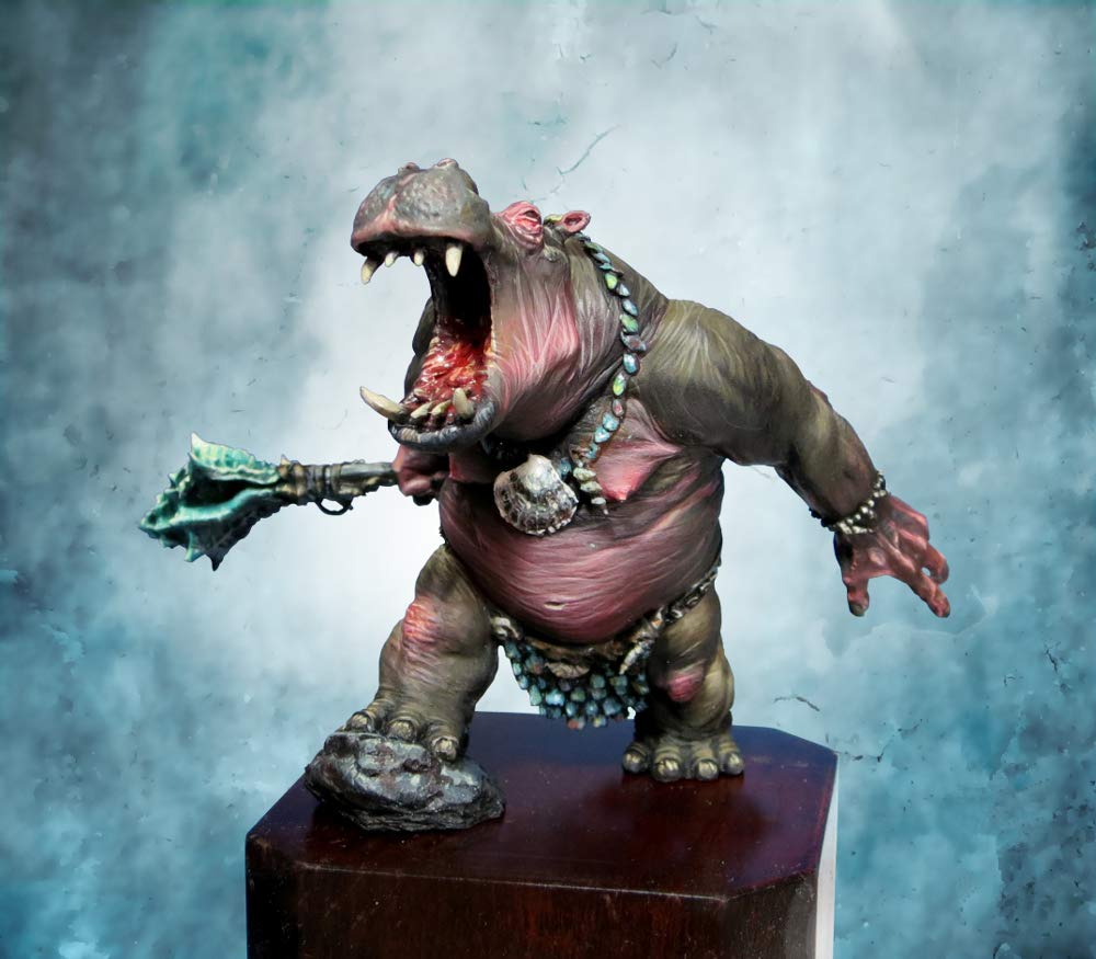 Figurine en résine de 70mm non peinte à détails haute définition pour modélistes créatifs