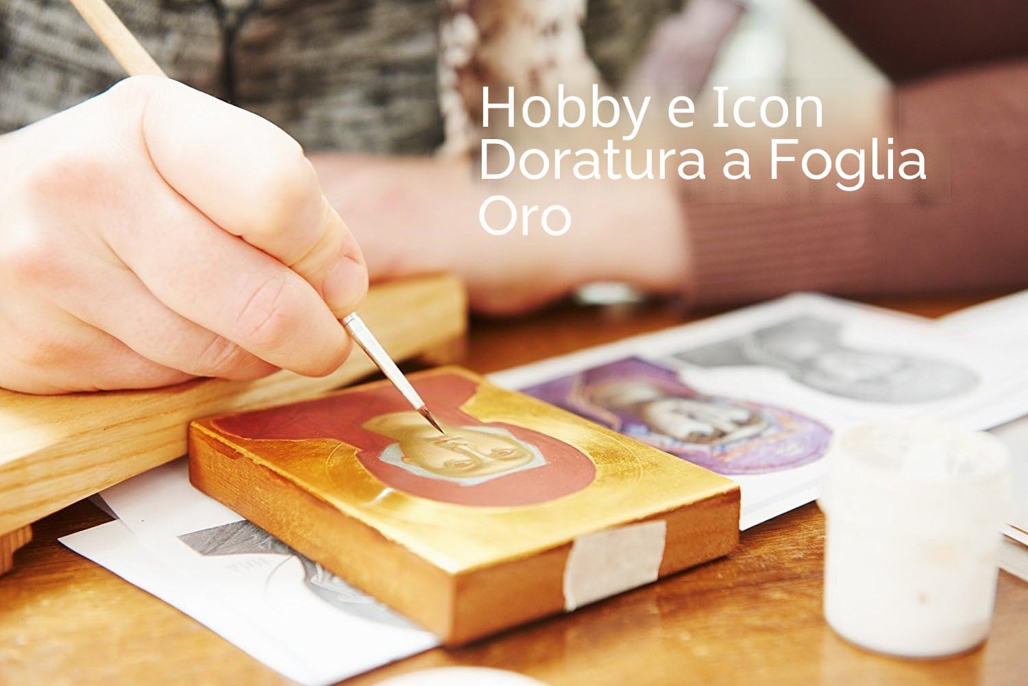 Foglia Oro Zecchino Libera 23.75 kt, 85 X 85mm, Libretto 25 Foglie