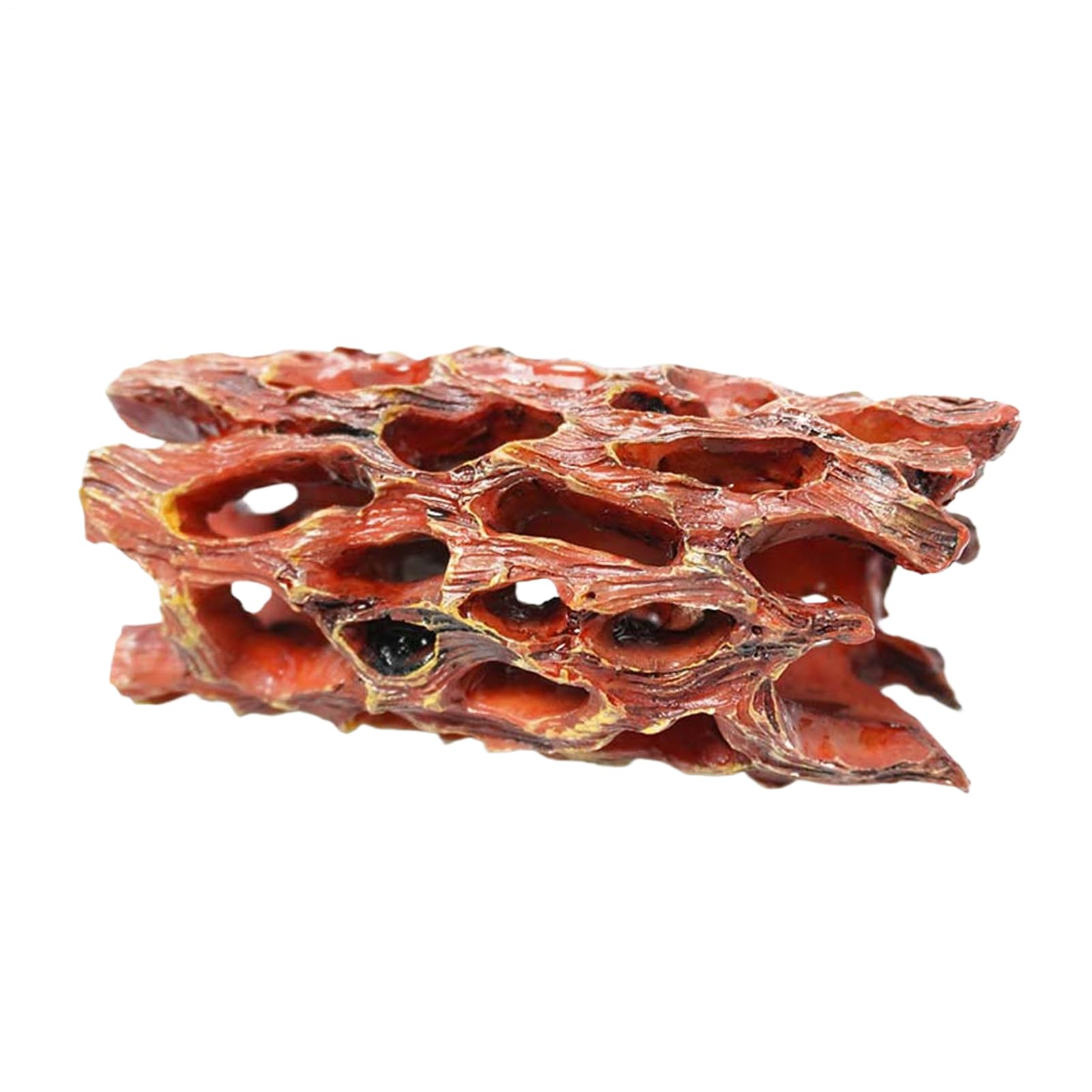 Shrimp Breeding Shelter, Aquarium Coral Cave, 3.94x2.17x1.77 Inches, Irregular Decorative Structure, Stable Resting Hide Out, Fish Tank Ornament for Betta, Aquatic Pets