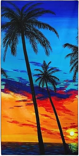 Toalla de playa de gran tamaño de secado rápido, sin arena, toallas de playa de microfibra ligera para natación, piscina, camping, viajes, coloridas