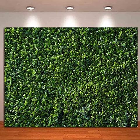 HQM Green Leaves Nature Spring Theme Photo Background 8x6ft Wedding Birthday Party Newborn Baby Shower Photography Backdrops Zoo Decor Banner Dessert Cake Table Decor Booth Cover