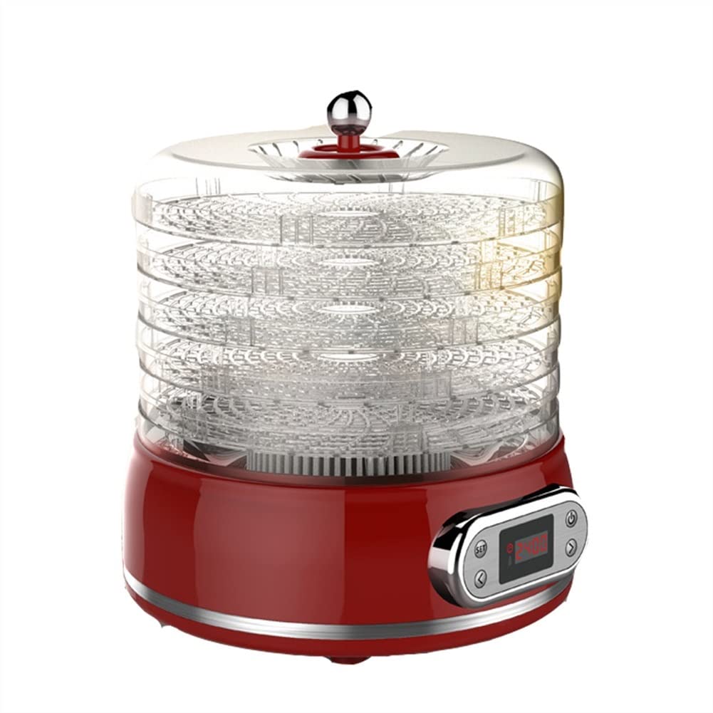 Deshidratadores para Alimentos y cecina, Temporizador Digital Ajustable y secador con Control de Temperatura Deshidratadores para Alimentos y cecina, Hierbas, Carne, Frutas, Verduras