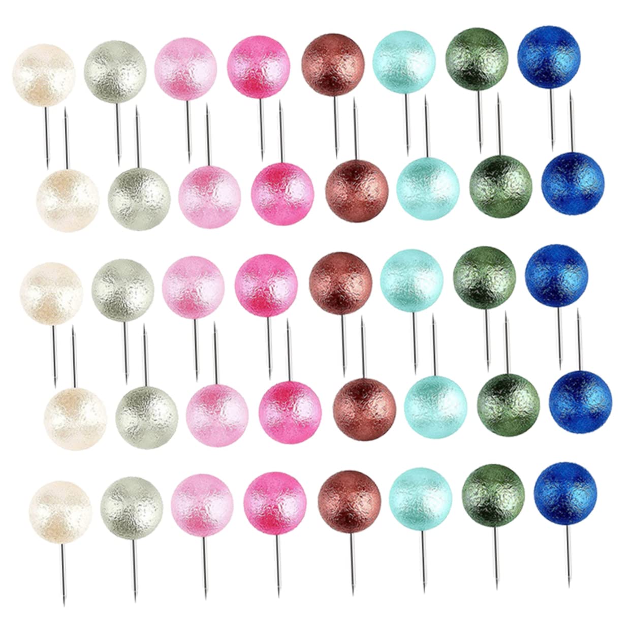 Housoutil 400 Bunte Daumenstecker mit Köpfen Wiederverwendbare Pinnadeln für Karten Korktafeln und Notizen Praktische Stecknadeln für DIY Projekte und Bürobedarf
