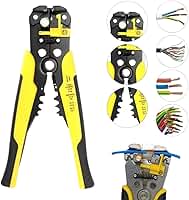 Alicate Desencapador Automático 3 em 1 Profissional Autoajustável Crimpador Cortador de Fios 0,2 a 6mm Ferramenta para Eletricista Precisa e Sem Danos - Linha Premium