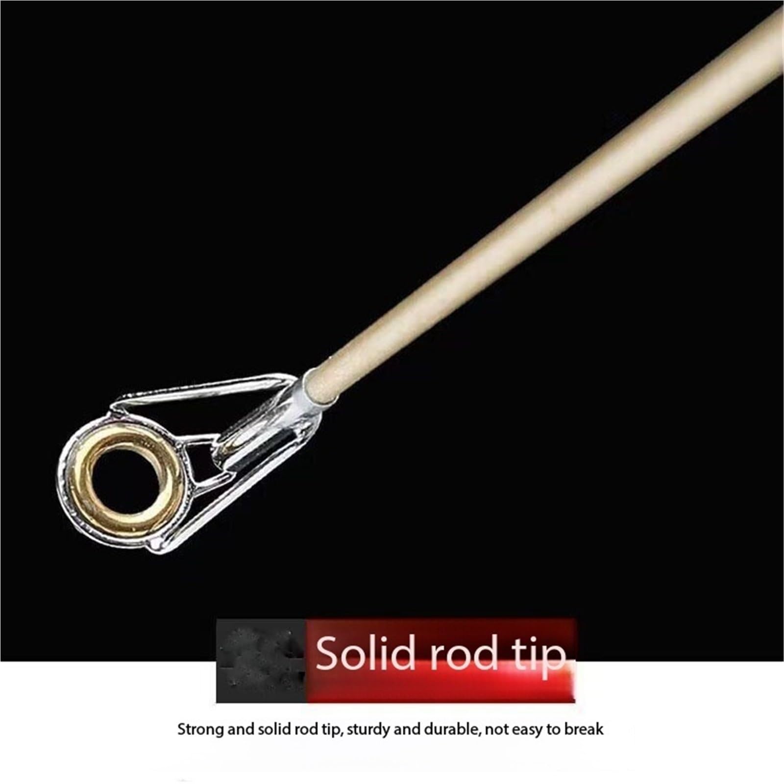 Canna da Pesca Canna da Pesca da Lancio a Lungo Raggio Tenuta in Mano con Canna da Mare con Ruota in Metallo | Ideale for la pesca in acqua salata e nella fossa nera(M)