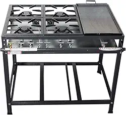 Fogão 4 Bocas com Chapa Baixa Pressão Linha Prime Itajobi