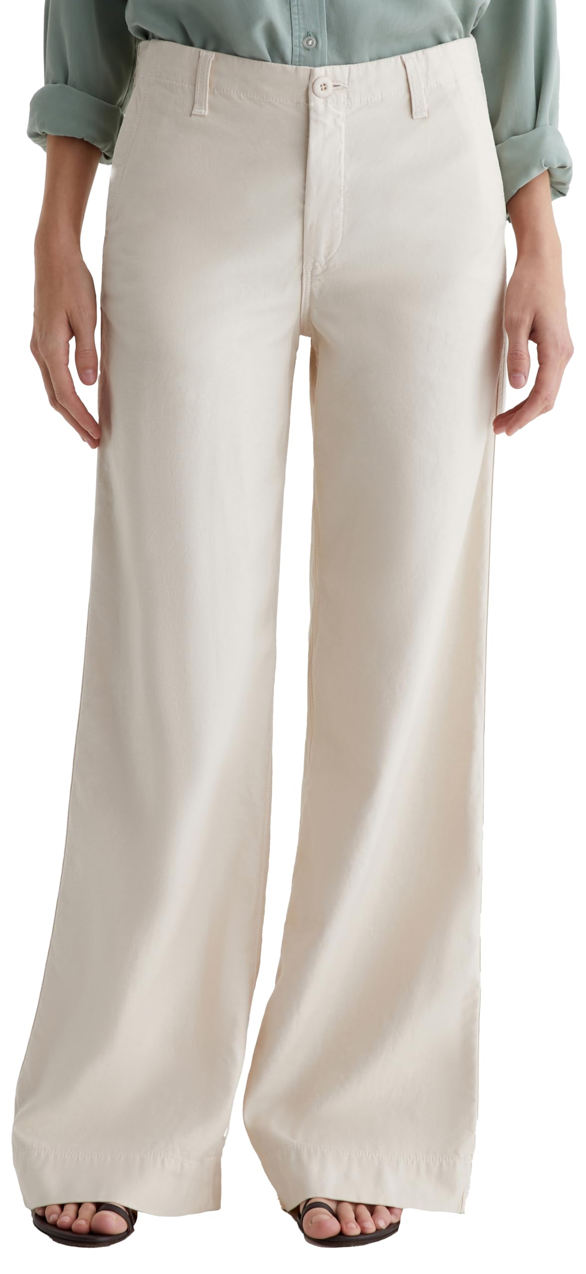 AG Jeans Women's Laurent Mid Rise Utility Wide Leg Pant