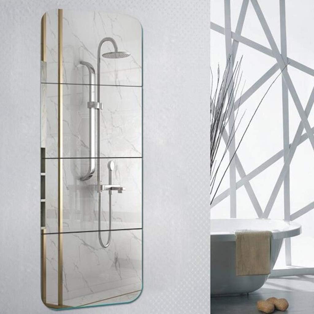 Full Length Mirror Floor Mirror- eless Bedroom Simple Wall-Mounted Dressing Mirror 4 Pieces Mirror Sheets Mirror AN1016 915 (Size : 25cm*25cm)