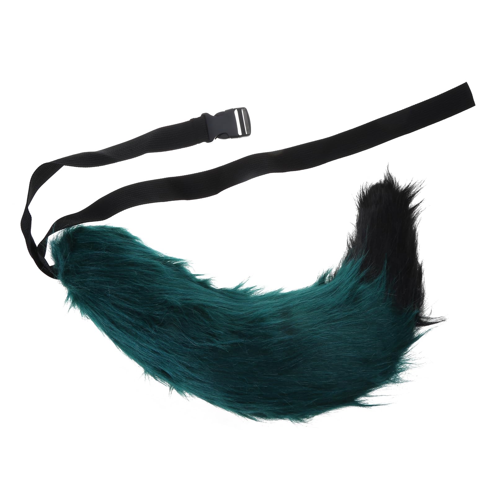NVOQILIN Wolf Ear Headband Tail Girls Cosplay Accessories Ears Green Fursuit Masquerade Halloween Cosplay Party Wolf Ears Headband Men
