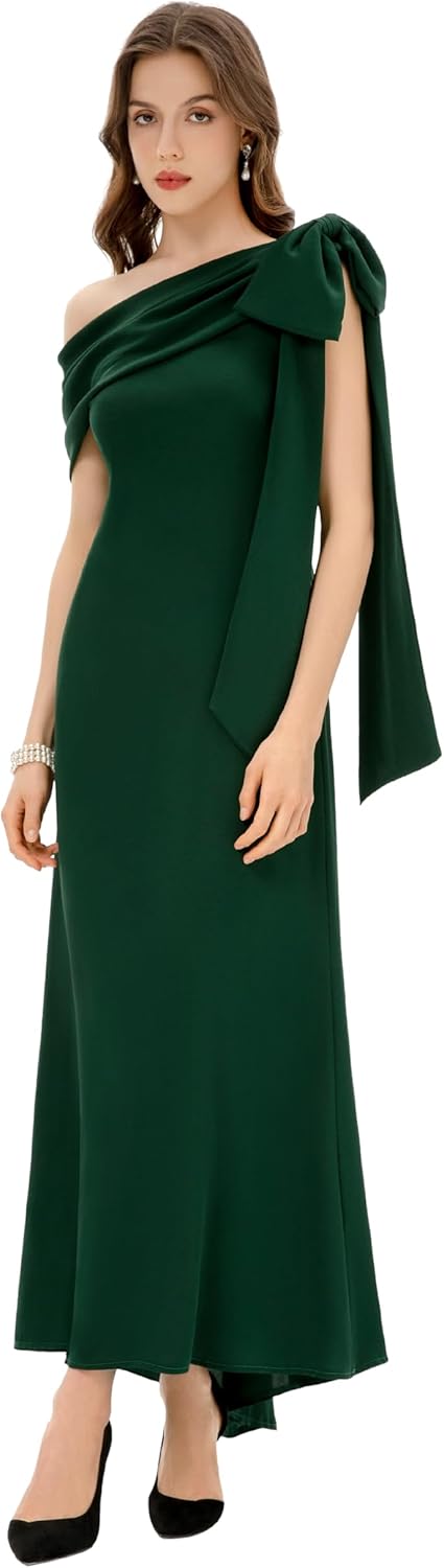 BABEYOND Formal Dress for Women - Prom Dress One Shoulder Evening Dresses Cocktail Party Dress for Wedding Guest