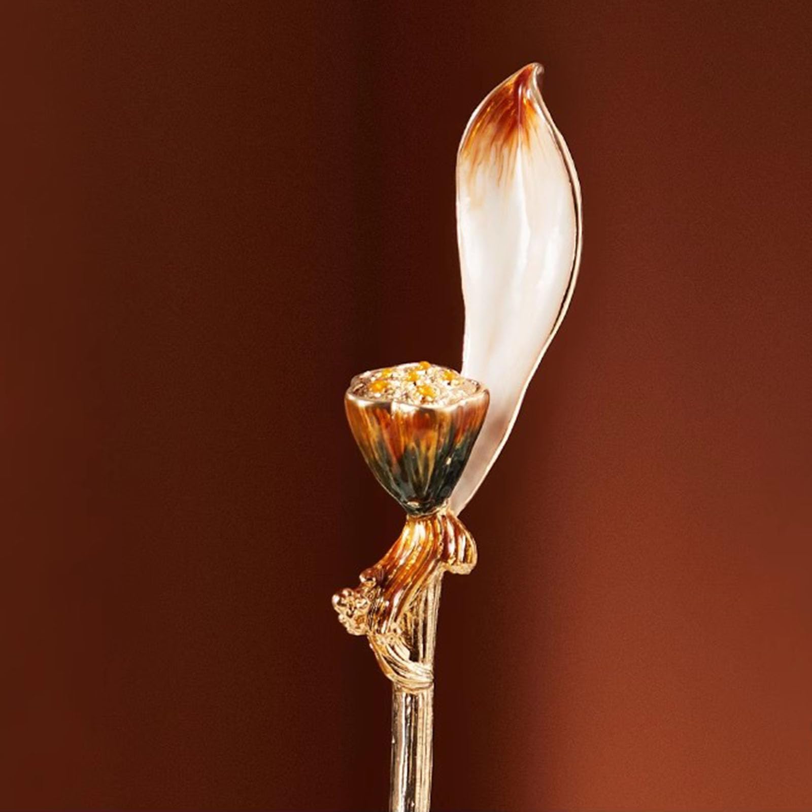 Handbemalte Glaskugel-Figuren – dekorative Glaskugeln für Zuhause, Büro oder Wohnzimmer Feng Shui Kunst – abnehmbarer Metallständer im Lieferumfang enthalten