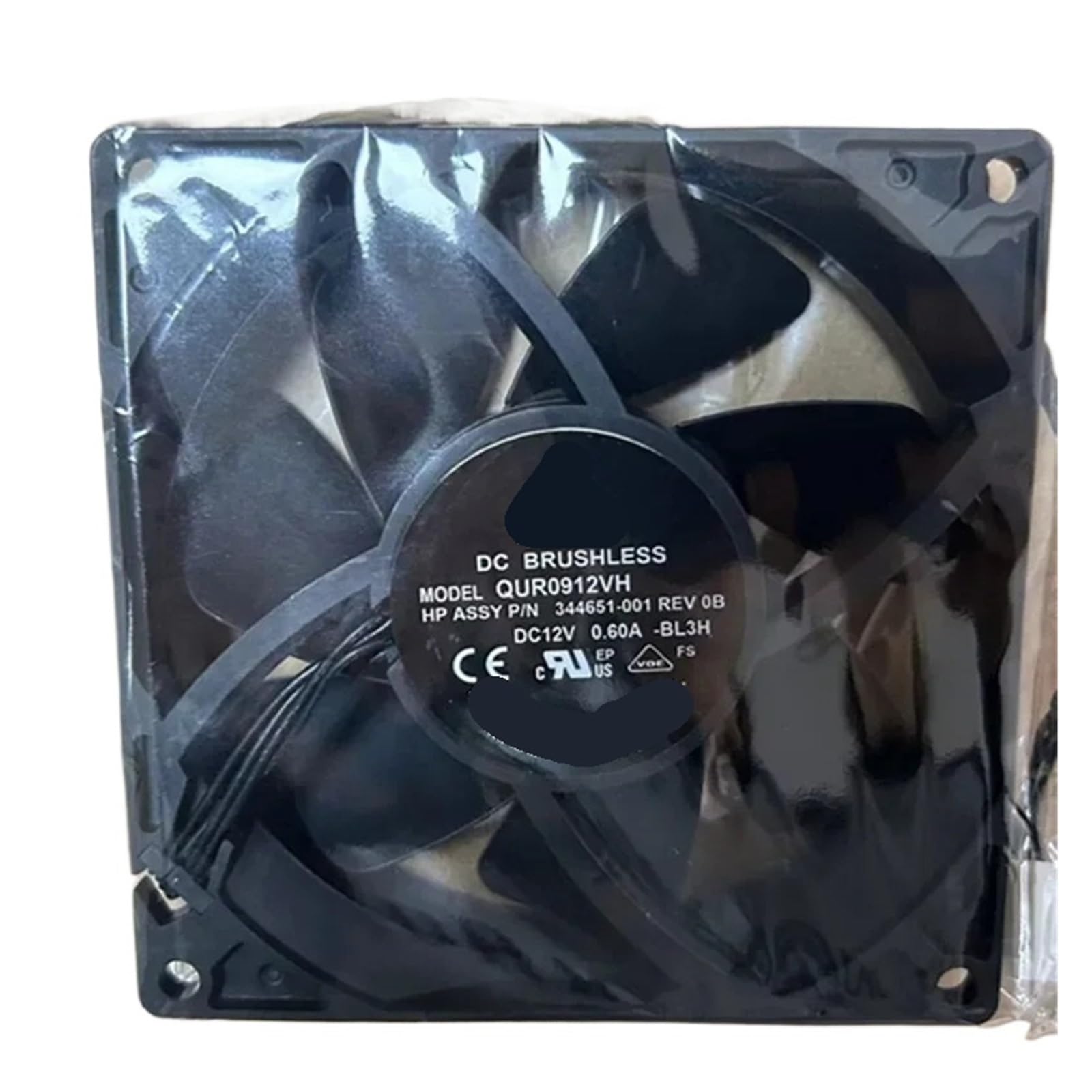 ANERTQUIH QUR0912VH 92mm 92 * 25mm 12V 0.60A 4 Lines 800-4000RPM Cooling Fan