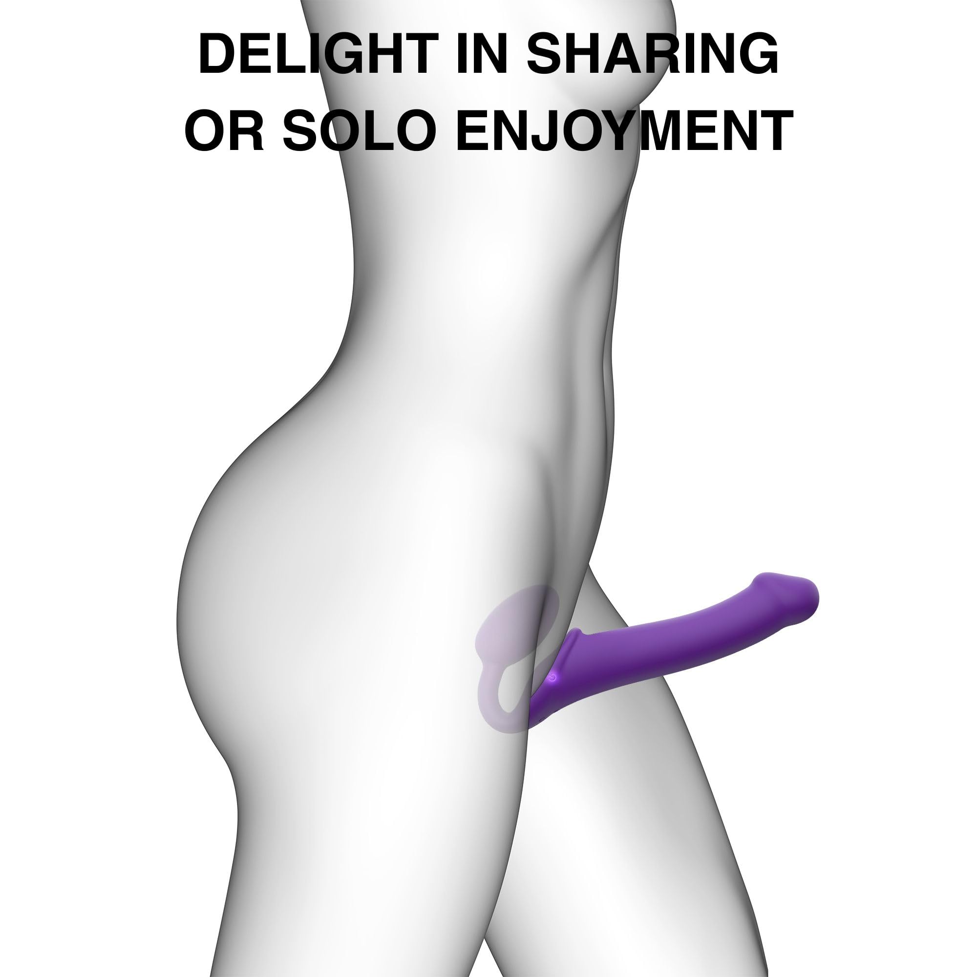 Strap-On-Me Vibratore con cinturino-E33249 Purple M