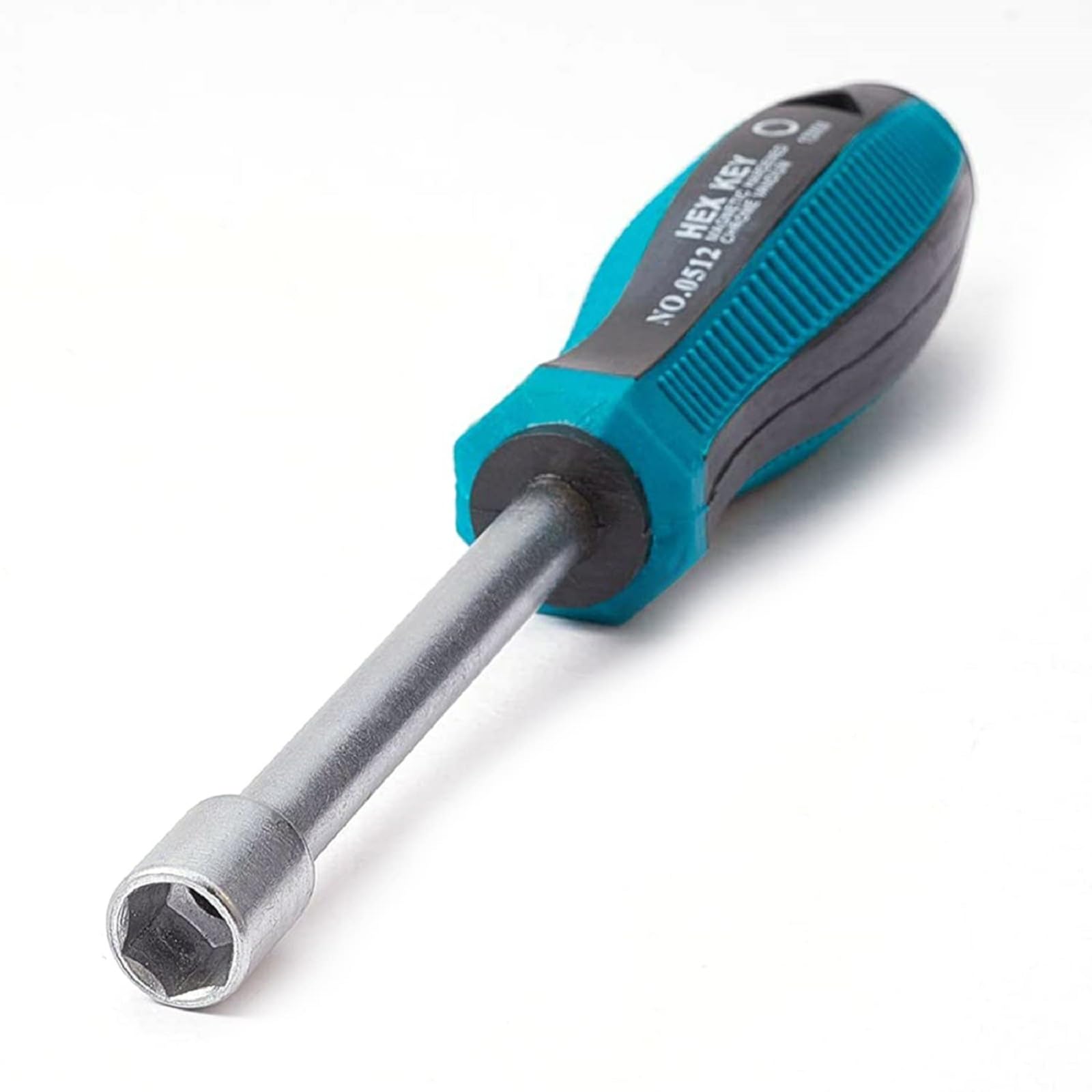 Utoolmart 10mm Nut Driver, 6-Point Hex Nut Driver Socket Non-Magnetic Tip, High-Torque Nut Driver for Added Torque, with 93mm Round Shaft & Handle