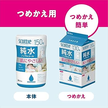 日本製紙クレシア スコッティウエットティシュー詰替用 130枚×20P Amazon.co.jp: 日本製紙クレシア スコッティウエットティシュー
