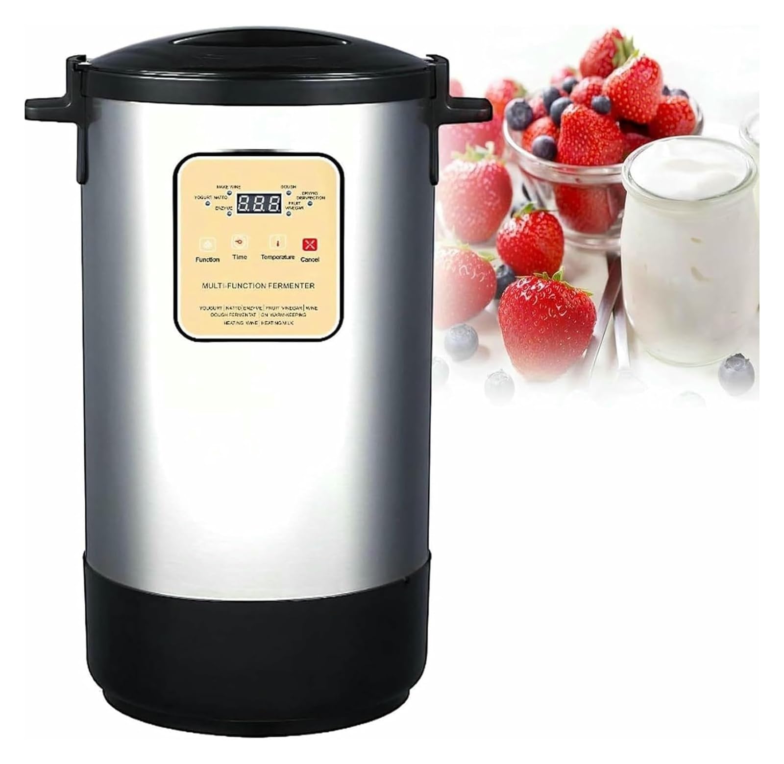 Macchina for la fermentazione commerciale in acciaio inossidabile da 12 litri - Macchina for yogurt intelligente for la produzione di aglio, natto, aceto, vino di riso ed enzimi