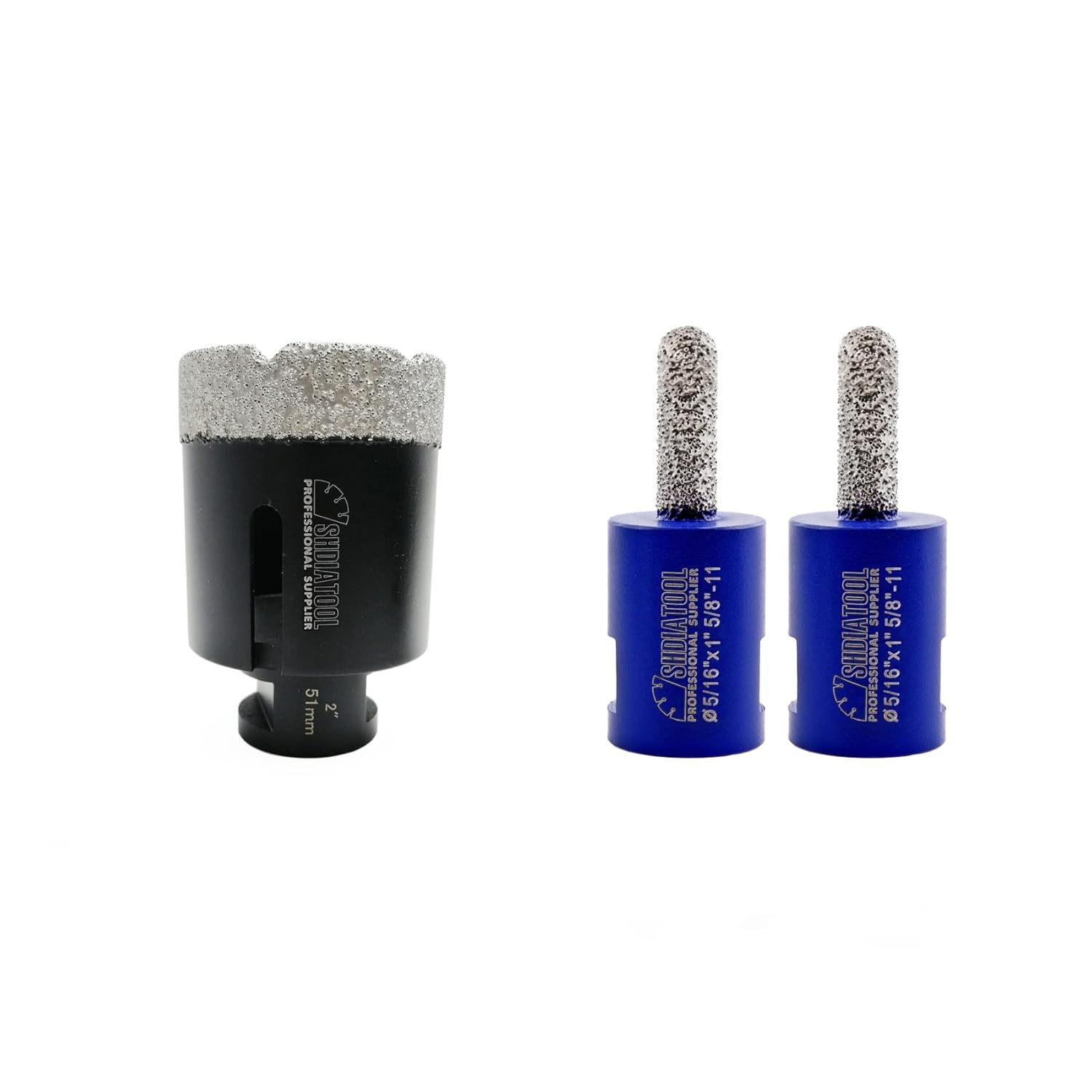 SHDIATOOL Diamond Core Drill Bits for Porcelain Ceramic Tile Marble Brick Vacuum Brazed Hole Saw