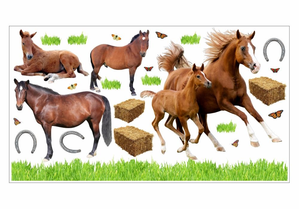 Nikima Schönes Für Kinder WTD - Adesivo Per Finestra Con Unicorno