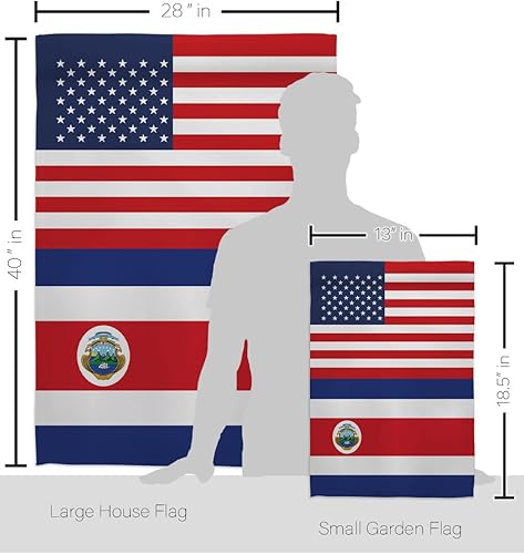 Miniatura 2 de Bandera de la Amistad de Costa Rica de la Copa del Mundo de Estados Unidos para decoración exterior de la casa, decoración al aire libre, tapiz de