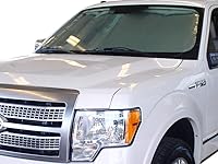Vista 2 de HeatShield, The Original parasol para parabrisas con ajuste personalizado para Ford F-150 Truck 2009, 2010, 2011, 2012, 2013, 2014, serie plateada