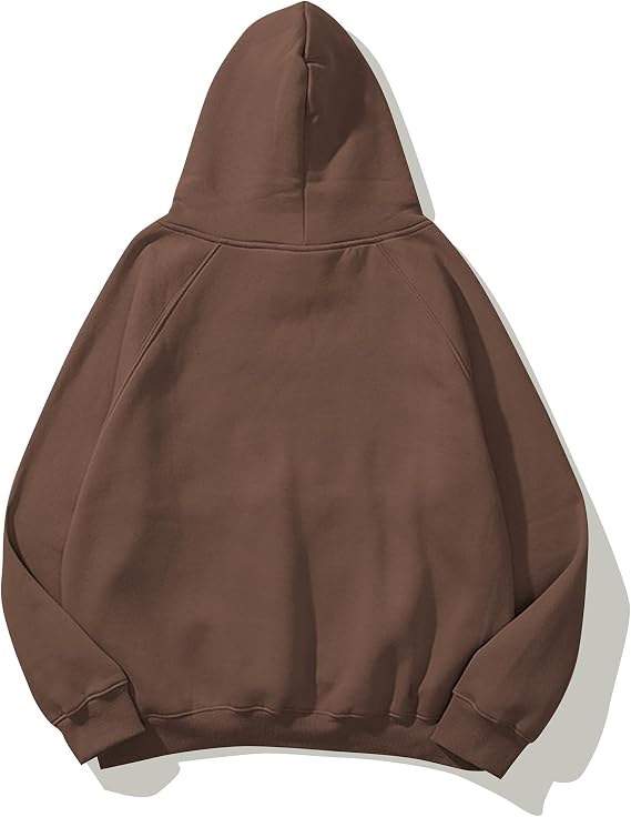 Women’s Oversize Essentials Hoodie Sweatshirt Raglan Long Sleeve Hooded Pullover Trendy Fall Clothes 90s Teens