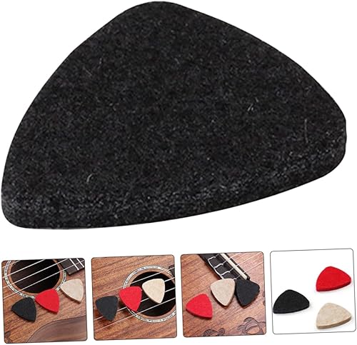 Miniatura 5 de ERINGOGO 15 Pcs Wool Felt Picks Ukulele Picks Guitar Picks for Electric Guitar Wool Guitar Picks Felt Uke Picks Thin Guitar Picks Abrazaderas De