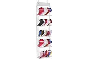 Univivi Clear Door 6 Cubby Organizer for Hats