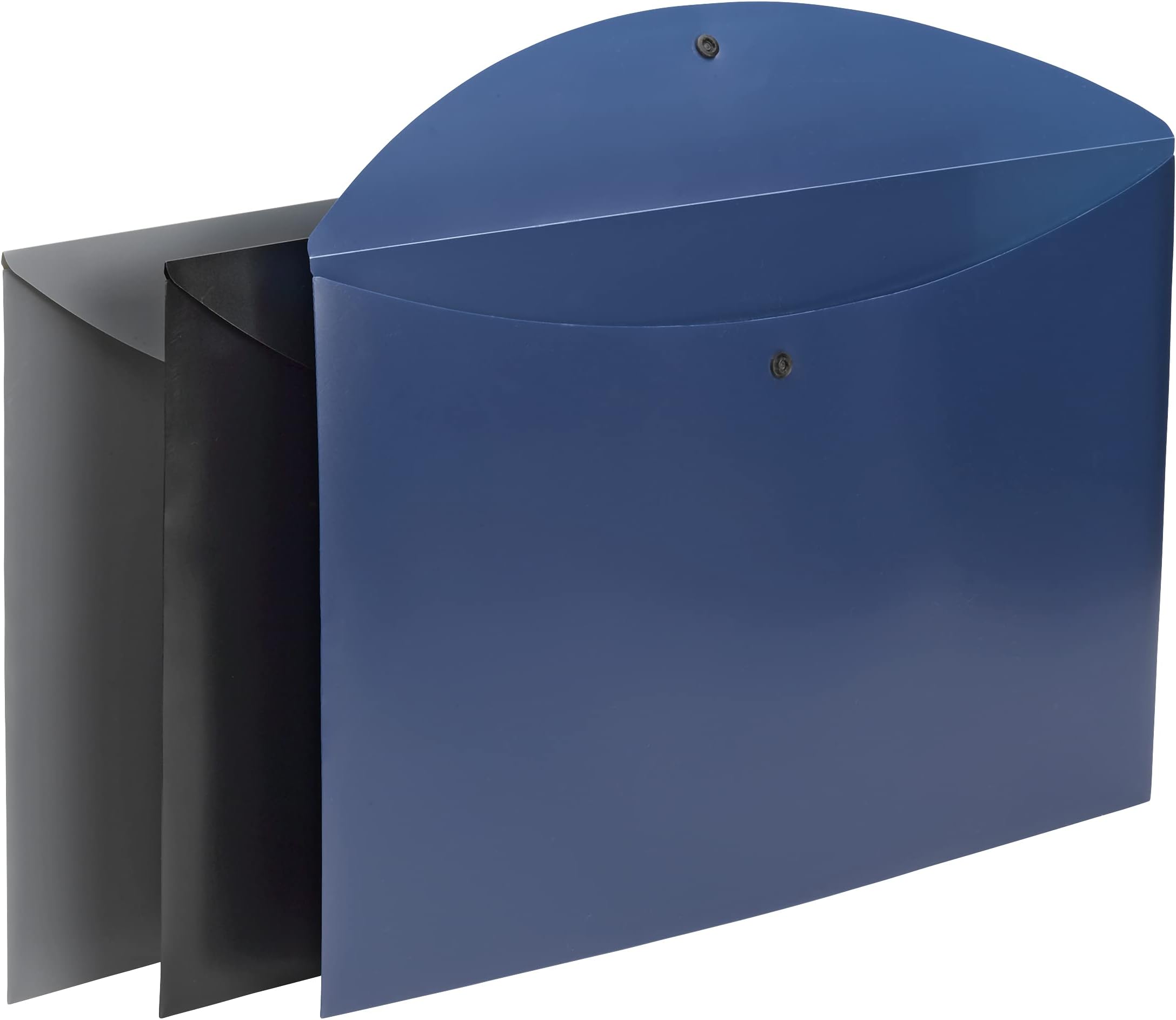 Smead Project Envelope, Snap Closure, Top Load, Tabloid Size, Assorted Colors, 6 per Pack (89691)