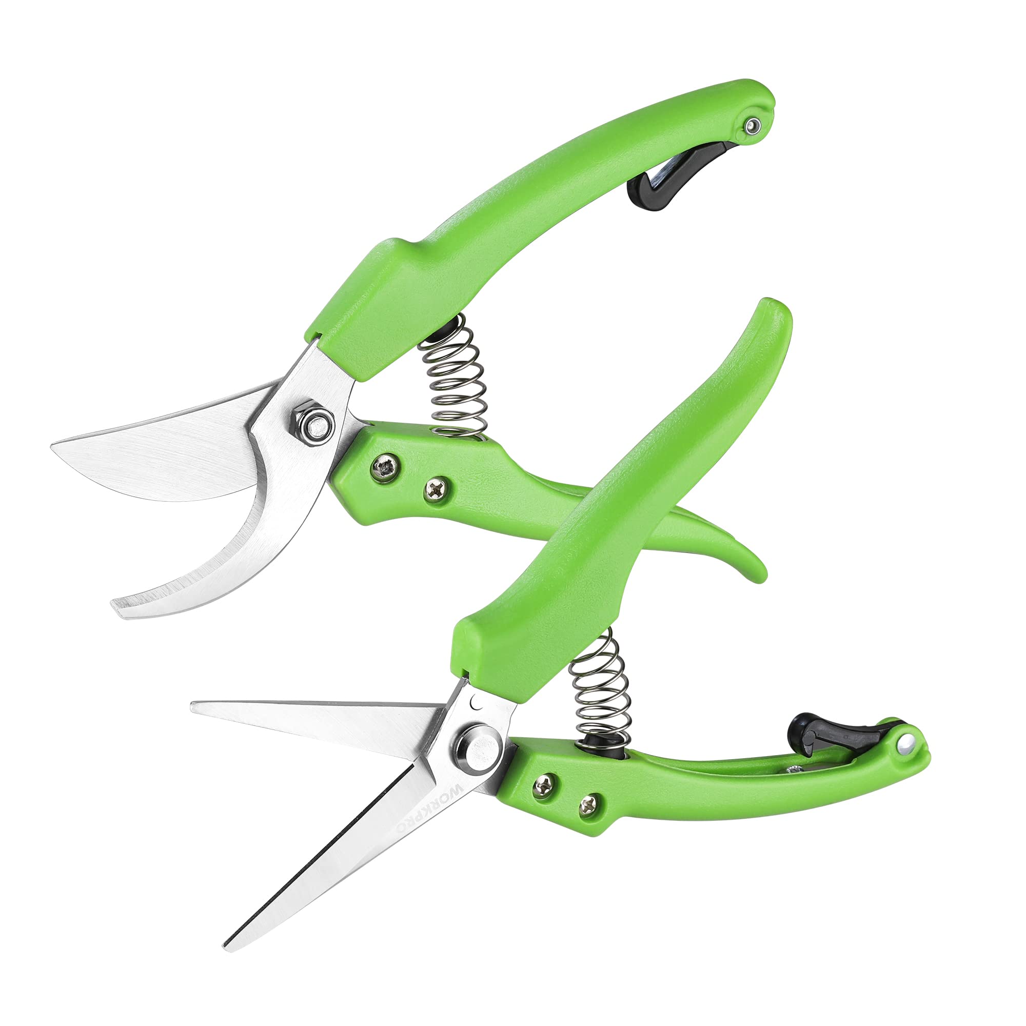 WORKPRO Garden Clippers: 2-Piece Pruning Set