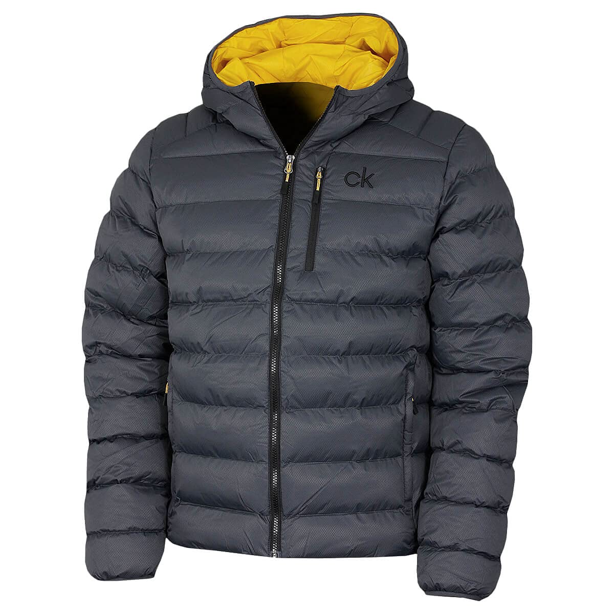 Calvin Klein Mens Woven Jacket - Charcoal - XXXL